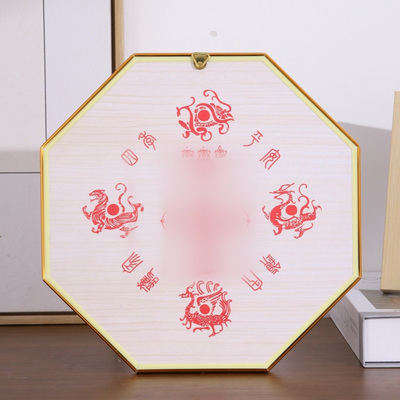 Compass Tai Chi Gold-Edged Eight-Trigram Mirror Concave-Convex Mirror Crafts Door Pendant Home Decoration Dropshipping