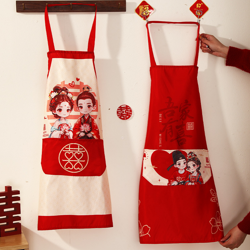 Фартуки оптом для новобрачных, для готовки с близкими, счастливые слова, радостные события, свадебный банкет, особая высокая ценность