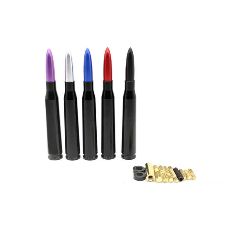 Cross-border car modified off-road vehicle bullet antenna car decoration roof antenna can be drawn to sample logo