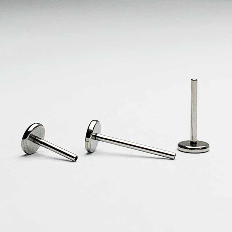 Stainless Steel Piercing Jewelry Lip Stud Base Accessories Lip Rod Ear Rod Insert Rod Inner Tooth Rod Jewelry Accessories Factory Direct Sale