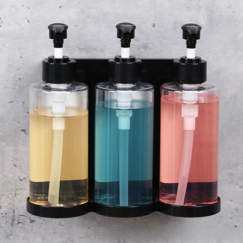 Hua Kemei Punch-free Toilet Wall-mounted Manual Soap Dispenser Hand Soap Bottle Hotel Shampoo & Body Soap Distribution