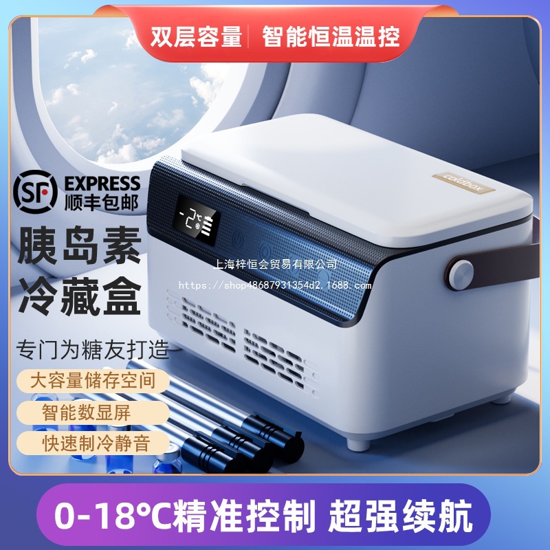 Оптовая продажа инсулиновый холодильник переносной мини-холодильник, который можно использовать на самолетах новый перезаряжаемый для автомобиля и дома