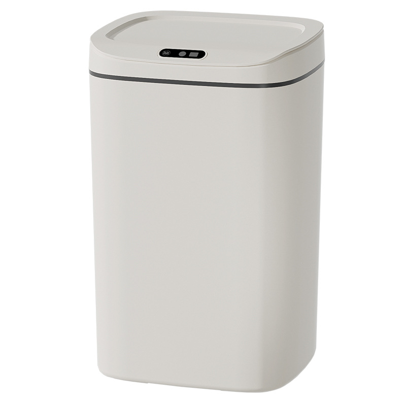 Cross-border intelligent trash can large-capacity full-automatic open-lid toilet induction crevice trash can induction trash can