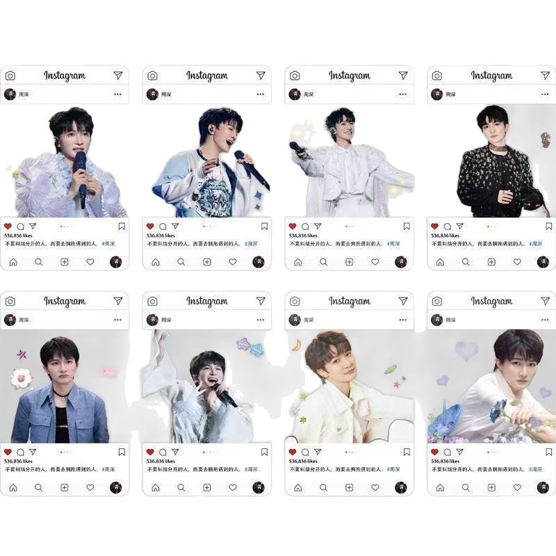 Pet Transparent Card Custom Celebrity Support Card Anime Cartoon Peripheral Transparent Card City Travel Check-In Postcard