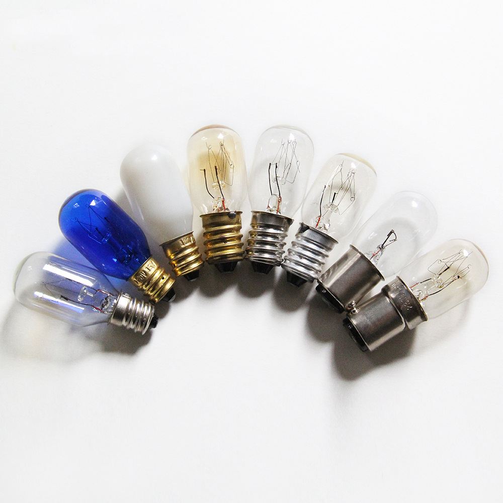 Low Voltage Energy-Saving Refrigerator Bulb Super Bright and Super Cost-Effective E12E14 Screw Incandescent Lamp 7W10W15W Tungsten Filament Bulb