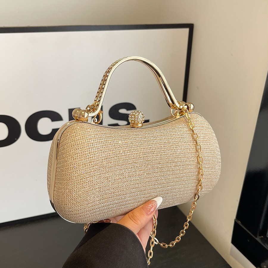 Сумка женская 2025 новая модная вечерняя сумка элегантная социальная маленькая ароматная сумка высококлассная с цепочкой на плечо