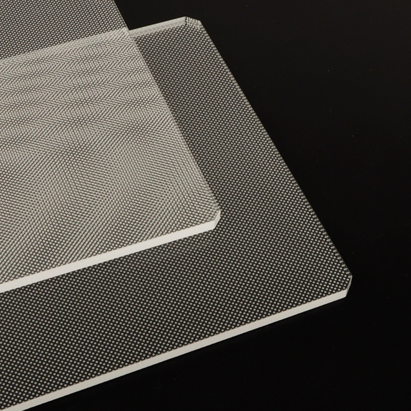 Optical Grade Acrylic Laser Point Light Guide Board Led Luminous Backlight Board Ultra-Thin Light Box Light Guide Board Factory