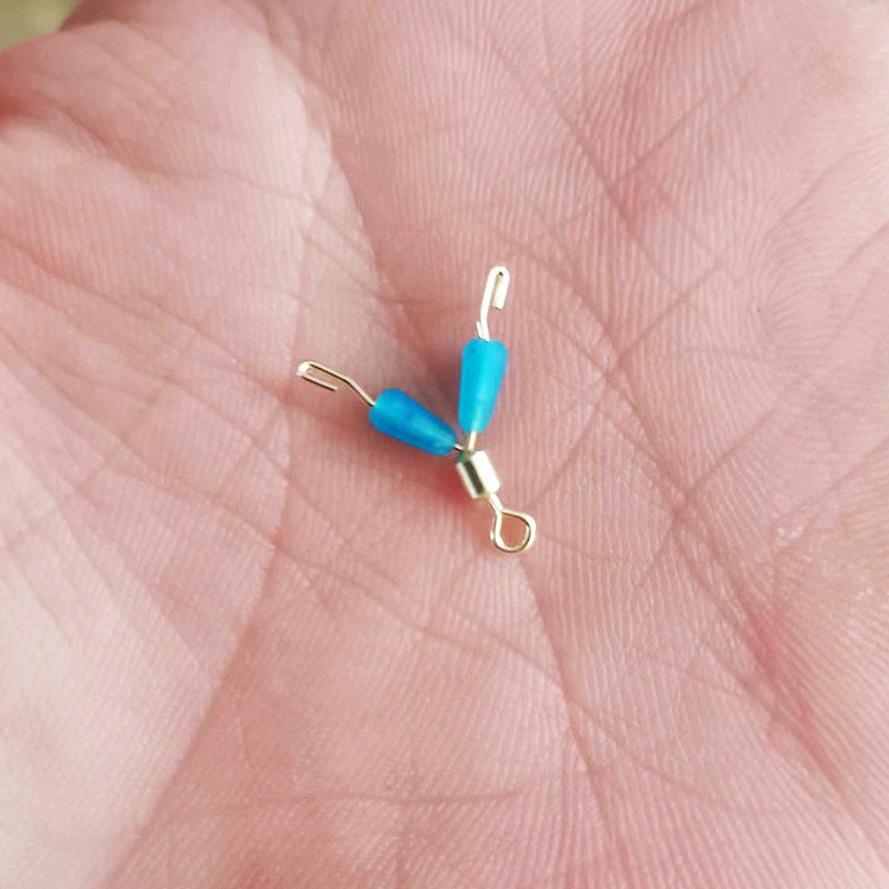 Anti-winding silicone fast sub-wire clamp fork device anti-sub-wire winding eight-ring connector full set of fishing gear accessories