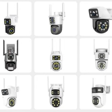 Wholesale Home Dual-Lens Wifi Outdoor Waterproof Camera Full-Color Night Vision 360-Degree No Blind Spot Monitor