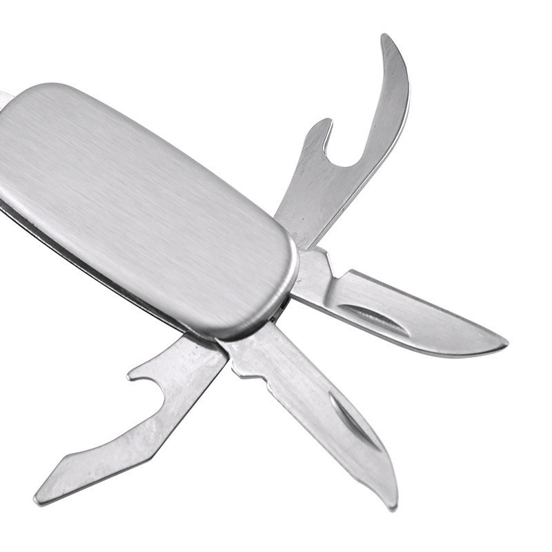 Factory Direct spring knife stainless steel multi-functional gift knife keychain multi-open knife outdoor folding tool