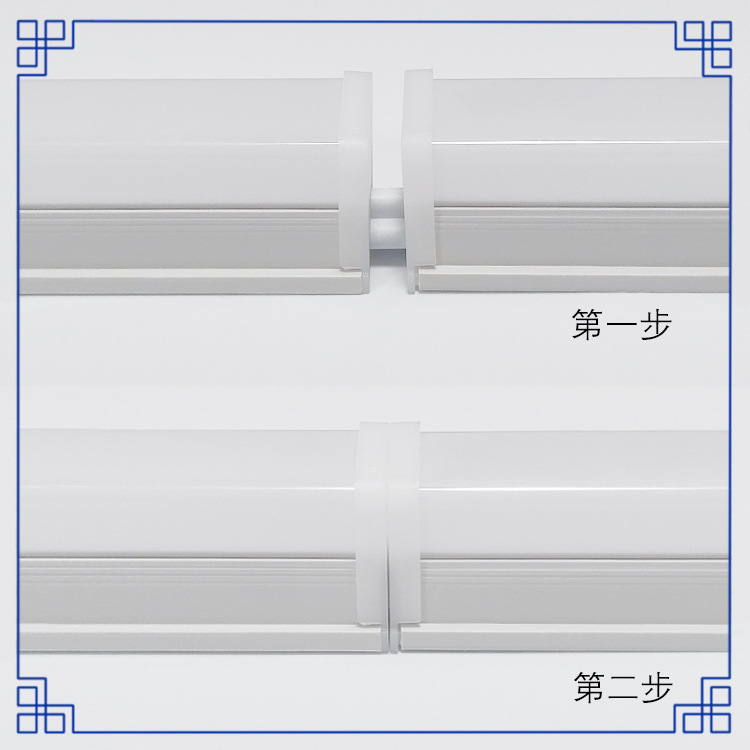 Manufacturer Wholesale Ledt8 Lamp High Brightness 1.3m Body All-Plastic Tube Integrated Bracket Lamp Fluorescent Lamp Strip Lamp