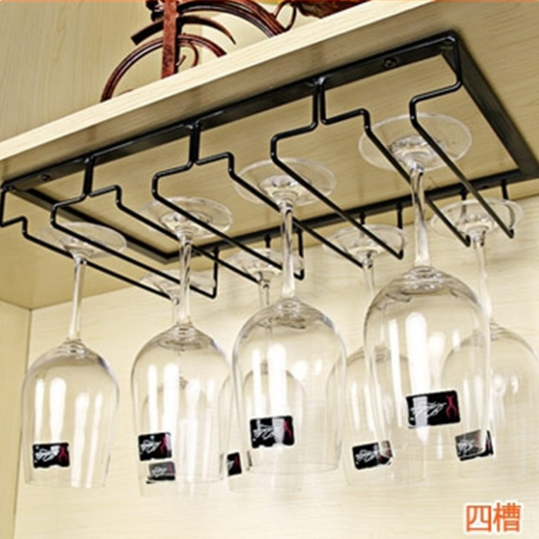 Creative Right-Angle Upside-Down Red Wine Glass Rack Kitchen Upside-Down Wine Glass Rack Household Wine Glass Upside-Down Wine Rack Storage