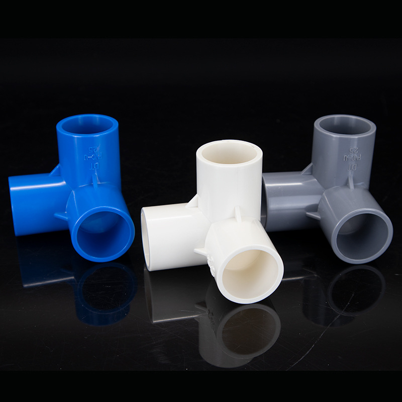 Wholesale 4 points 6 points 1 inch three-dimensional three-way four-way five-way six-way pipe fittings PVC water supply pipe fittings