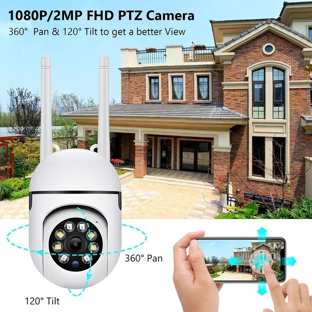Cross-Border Popular Wireless Camera Hd Mobile Phone Remote Monitor Home Wifi Home Network Camera