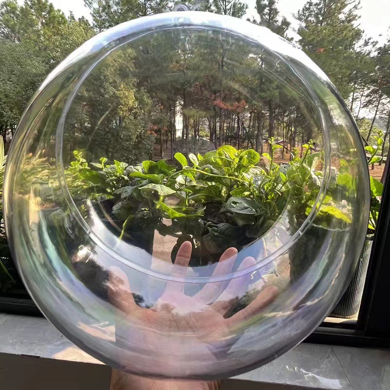 2.5-40cm Hollow Transparent Ball Acrylic Plastic Round Ball Can Be Opened and Closed Ps Christmas Ball Decoration Festival