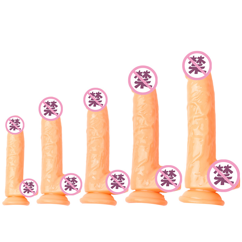 Artificial Dildo Soft Flesh Realistic Dildo Female Manual Insertion Masturbation Clitoris Stimulation Adult Sex Products