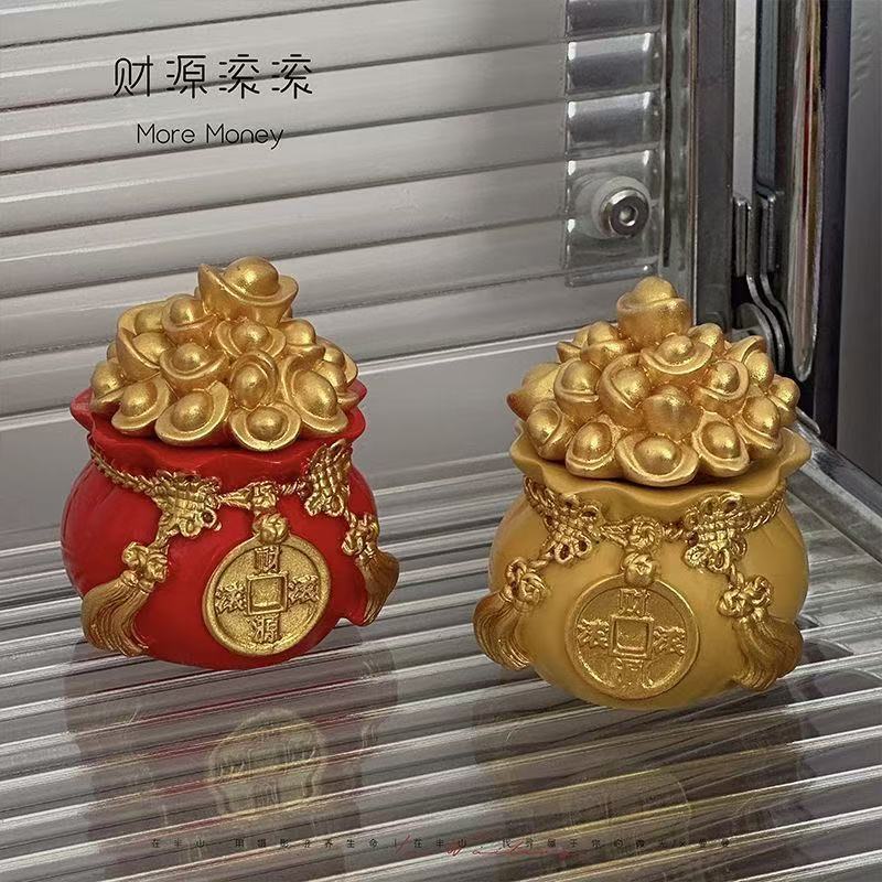 New Style Fortune-Enhancing Ornaments, Car Interior Accessories, Center Console, Car Home Office Desktop Decoration Furnishings