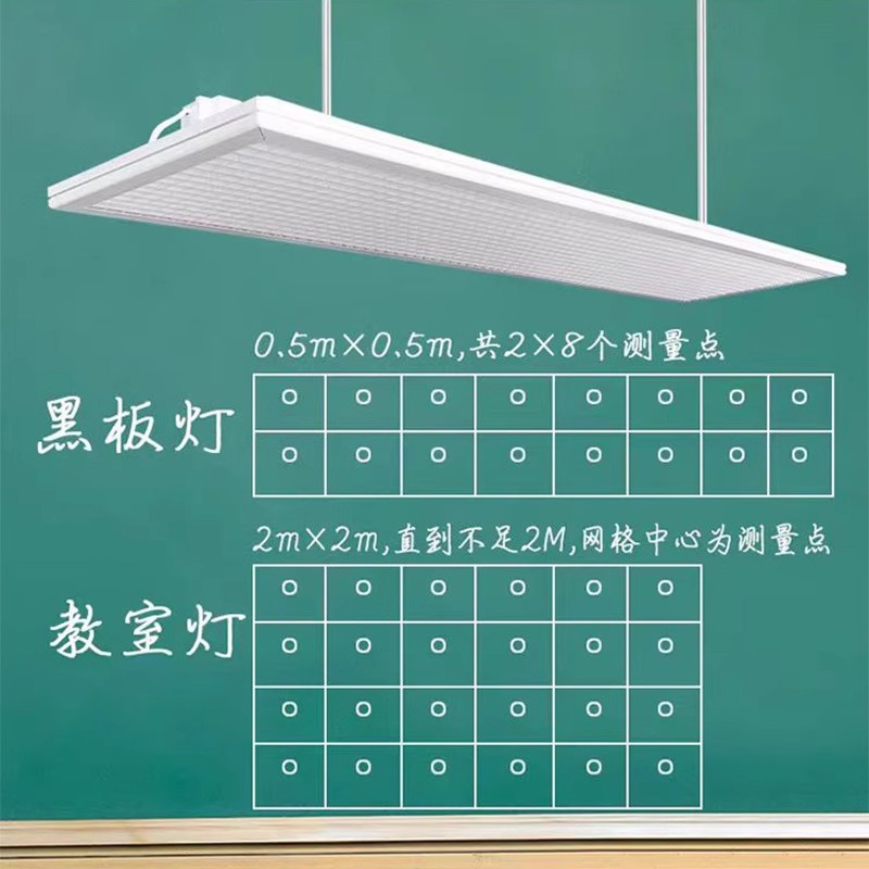 Classroom Lamp National Standard Full Spectrum Eye Protection Learning Lamp School Eye Protection Led Study Special Lighting Chandelier Blackboard Lamp