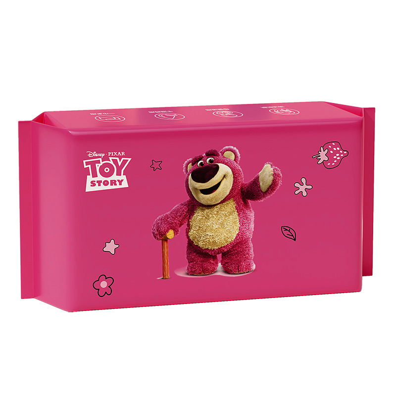 Strawberry Bear Facial Towels Wholesale Thickened Disposable Cotton Soft Towels for Washing Face and Wiping Face