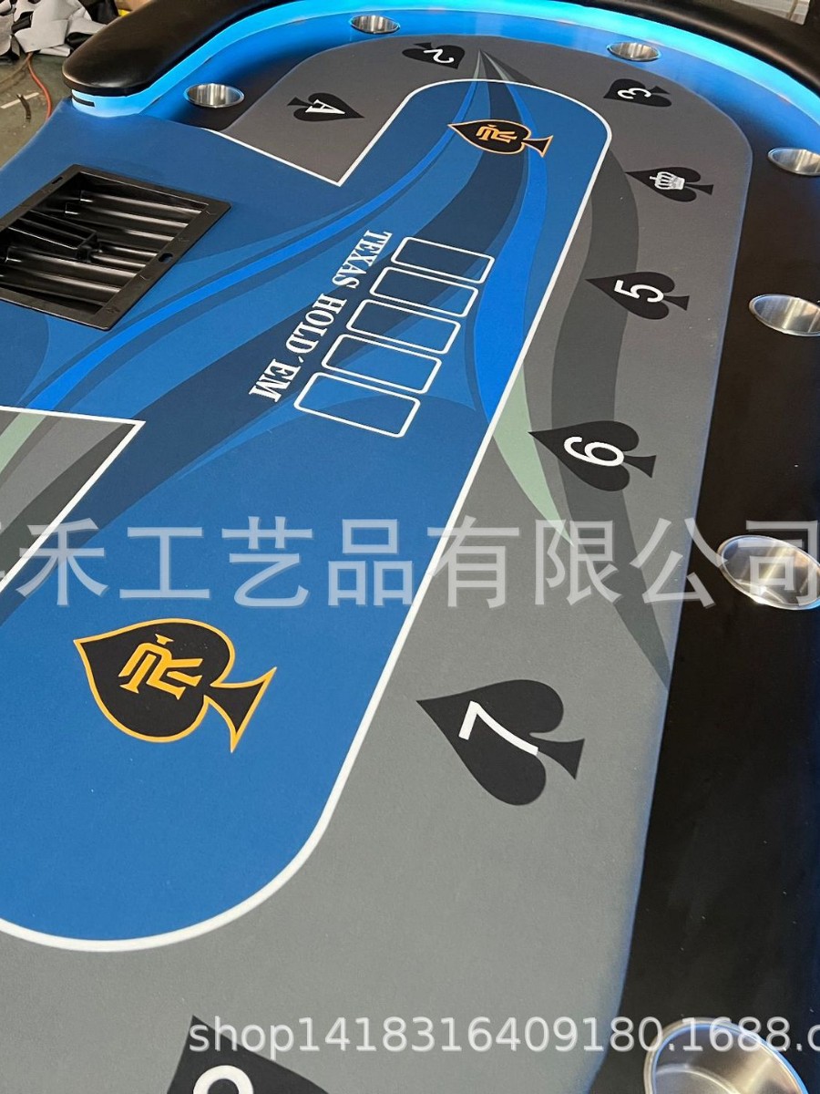 10 people Texas Poker Table Luxury Baccarat Table 21 o'clock Roulette Table