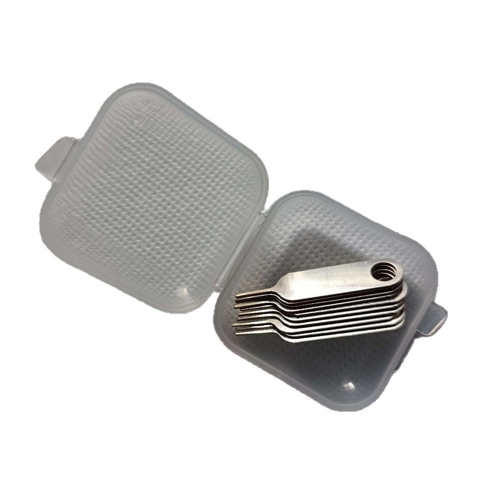 Portable Phone Card Removal Tool with Multifunctional Universal Card Changer, 5-Pack Card Removal Needle, Card Insertion Keychain, and Storage Bottle