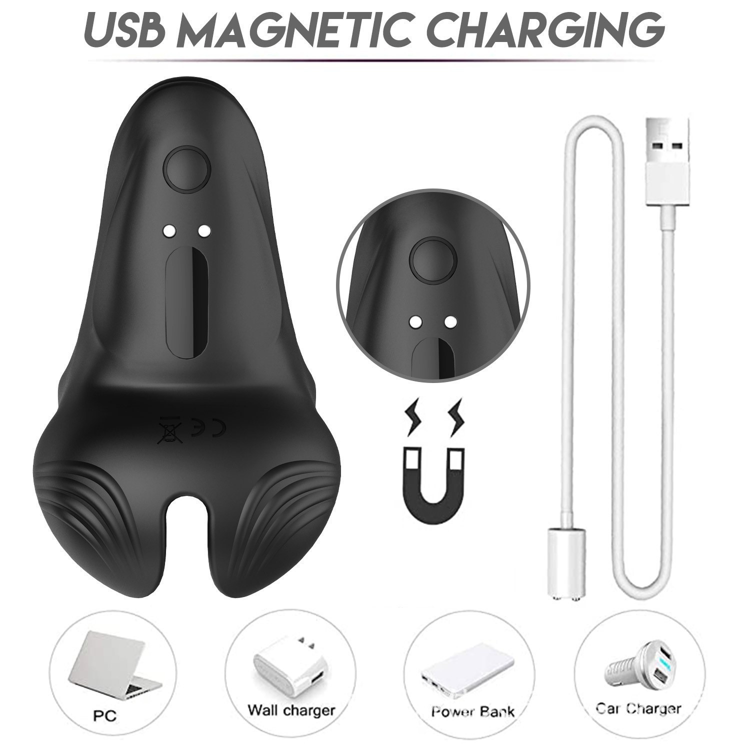 Perona Vibration Electric Male Masturbation Lock Ring Charging Eggs Male Sex Goods Vibration Ring Lock Ring
