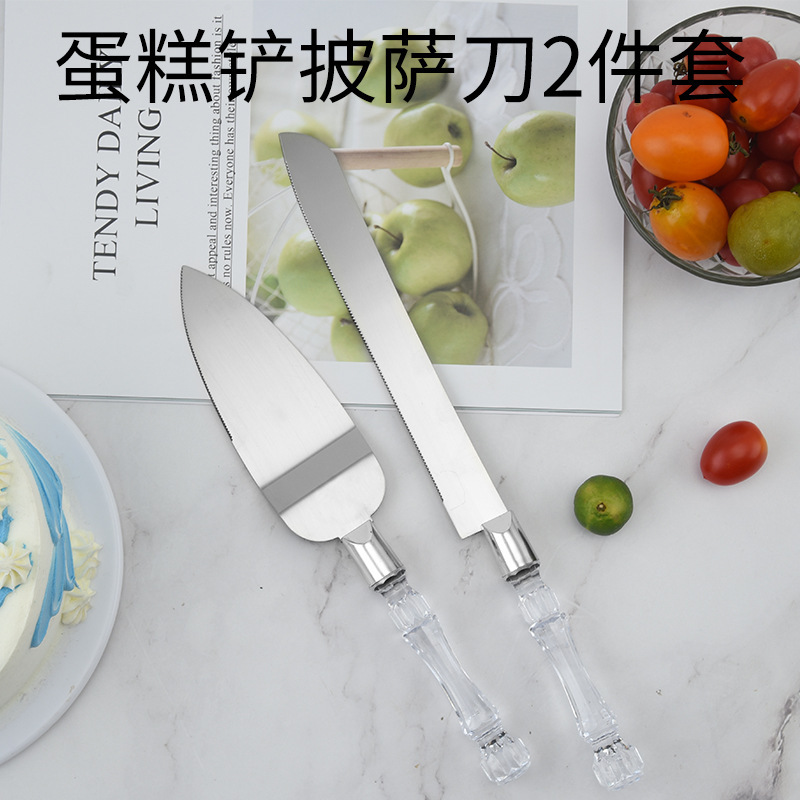 Изысканные свадебные принадлежности свадебные аксессуары нож для торта из нержавеющей стали лопатка нож для пиццы нож для хлеба лопатка для торта лопатка для пиццы