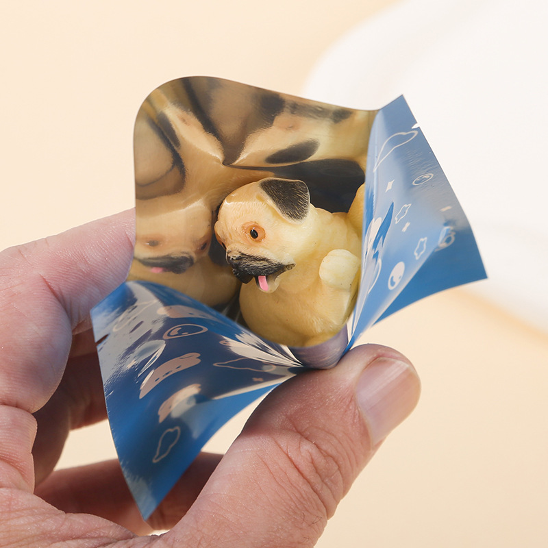 Aluminum Film Lucky Blind Bag Empty Bag Opaque Trendy Gift Blind Bag Ziplock Bag Miniature Food Toy Gift Empty Blind Bag