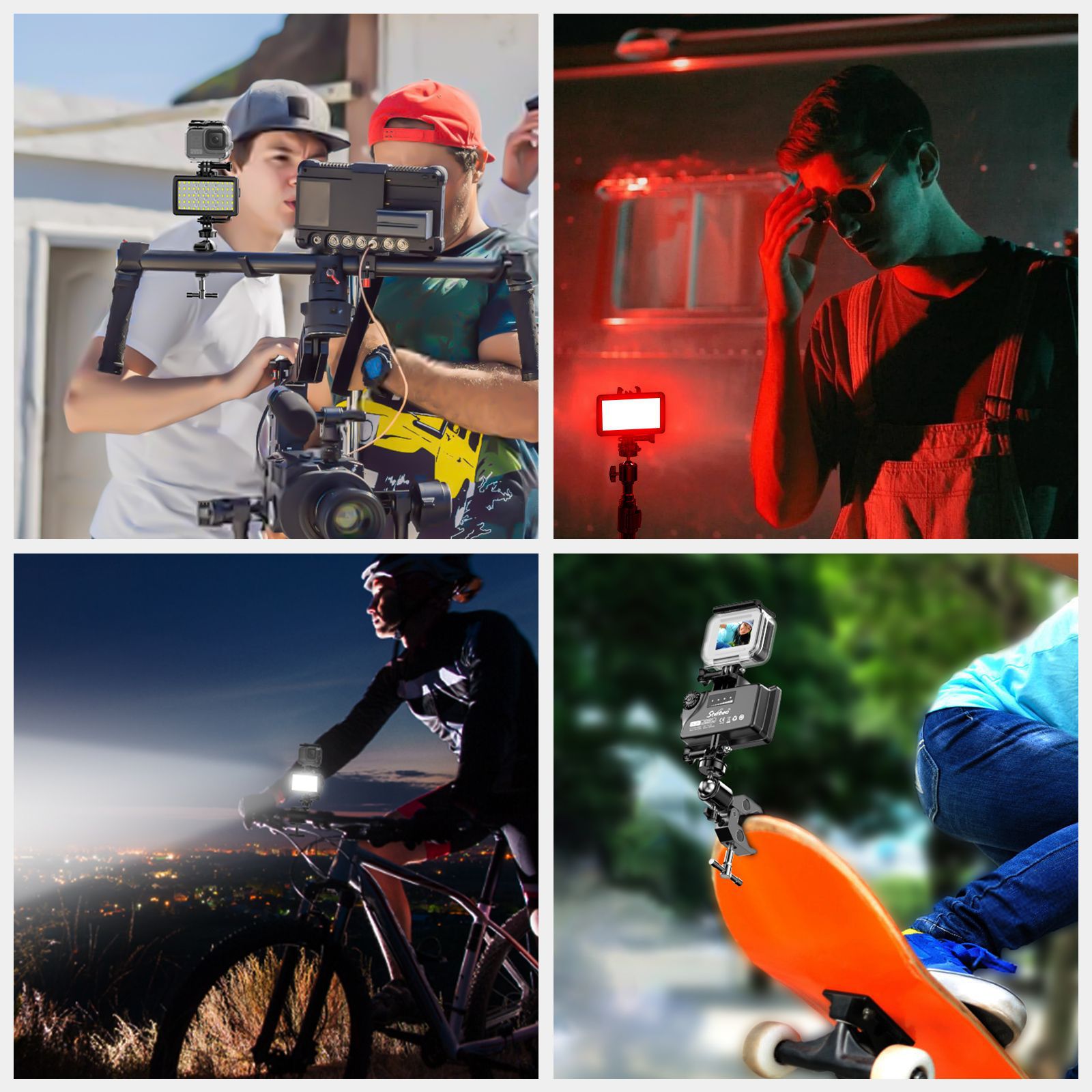 Sea Frog Waterproof Photography Light Outdoor Live Streaming Led Fill Light Diving Light Suitable for Gopro Waterproof Photography Light