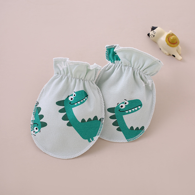 Хлопковые перчатки для новорожденных, защита от царапин, маленькие перчатки для рук