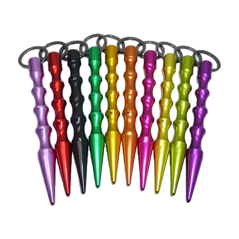 Pointed self-defense cool stick all kinds of colors spot 6061 aviation aluminum can be designed laser logo unlimited MOQ