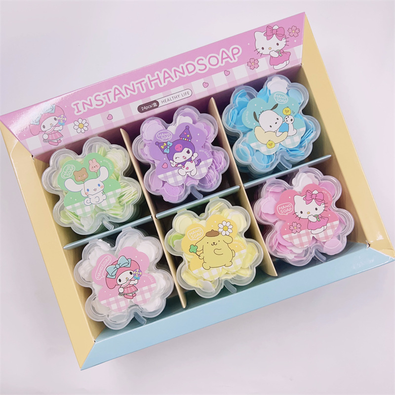 Мыло для рук в коробке Sanrio, творческий набор милого мыла в стиле Ломи