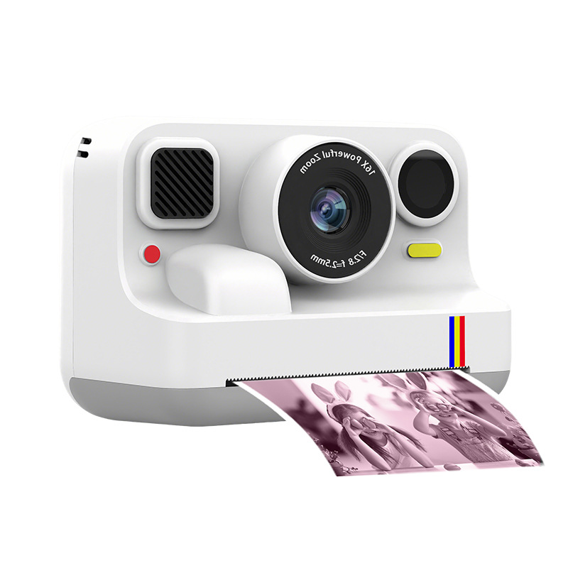 Polaroid Digital Camera 4K High-Definition High-Pixel Colorful Multi-Color Bluetooth Dual-Camera Kidsren's Printing Camera