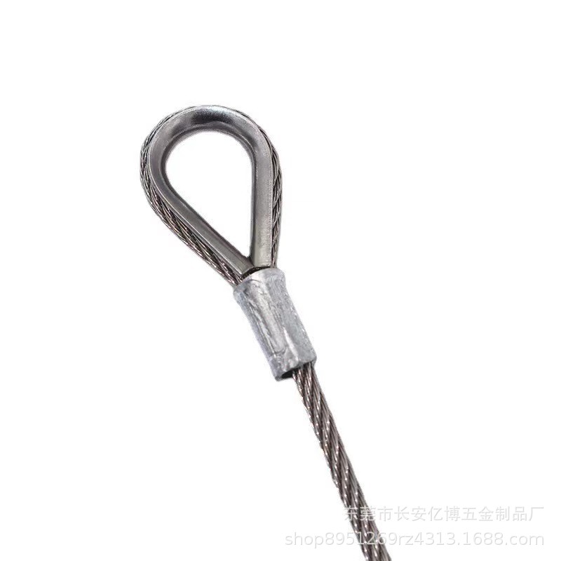 Wire Rope Aluminum Sleeve Chuck Eight-Shaped Hole Oval Hole Aluminum Card Aluminum Buckle Aluminum Rolling Head Wire Rope Chuck 0.5-12mm