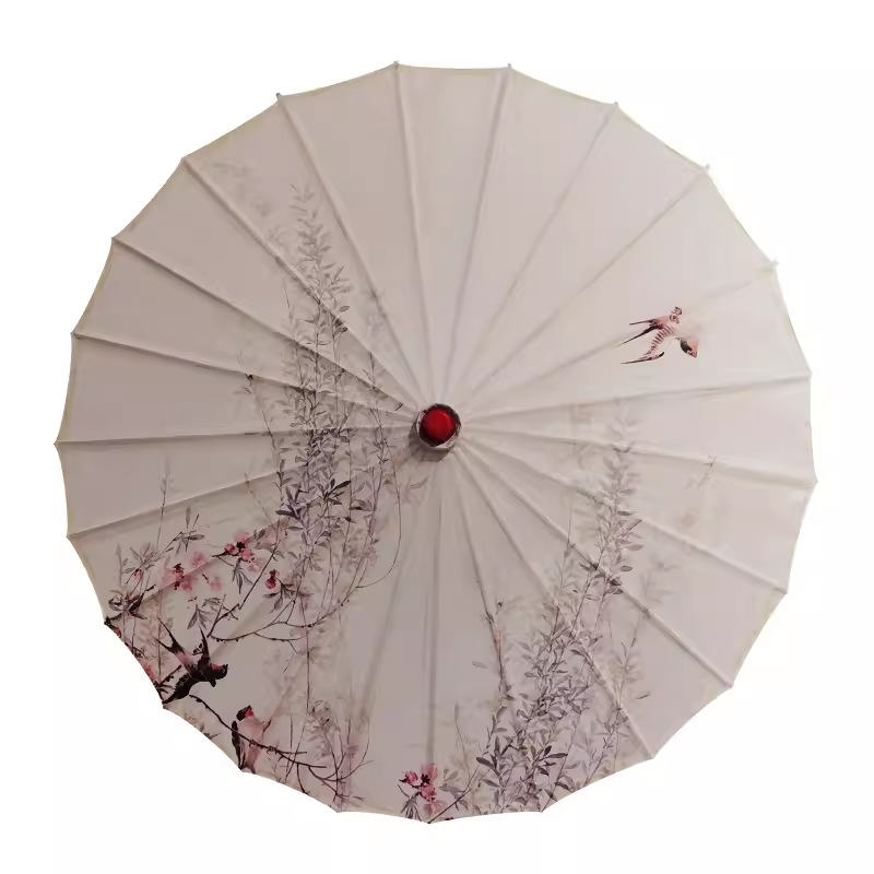 Ancient Style Umbrella Decorative Oil Paper Umbrella Ceiling for Ancient Hotel Chinese Style Antique Hanfu Women's Japanese Style Small Umbrella Dance Umbrella