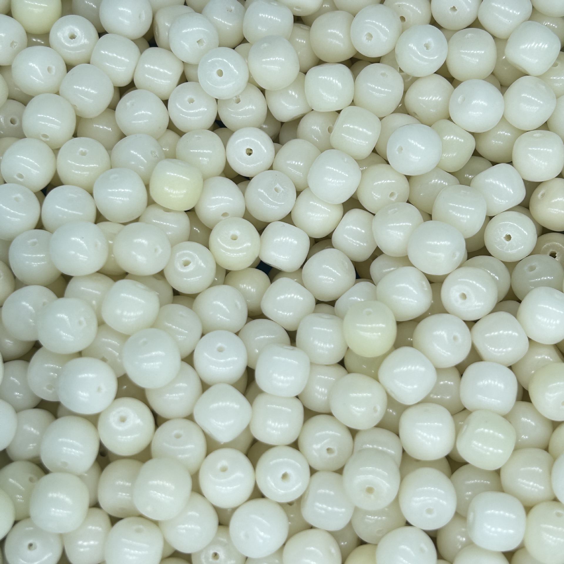 White Jade Bodhi Root Loose Beads Barrel Beads Straight Cut Barrel Bodhi Beads DIY Bracelet Jewelry Accessories Cultural Beads Buddhist Beads
