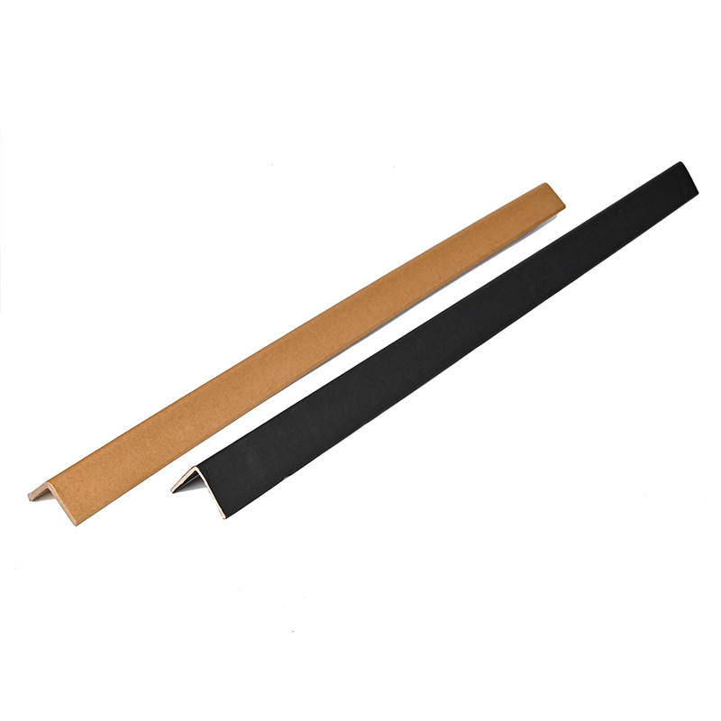 Shipping Packaging L-Shaped Paper Corner Protectors Long Corner Anti-Collision Shock-Absorbing Carton Edge Protection Strips Thickened Kraft Paper