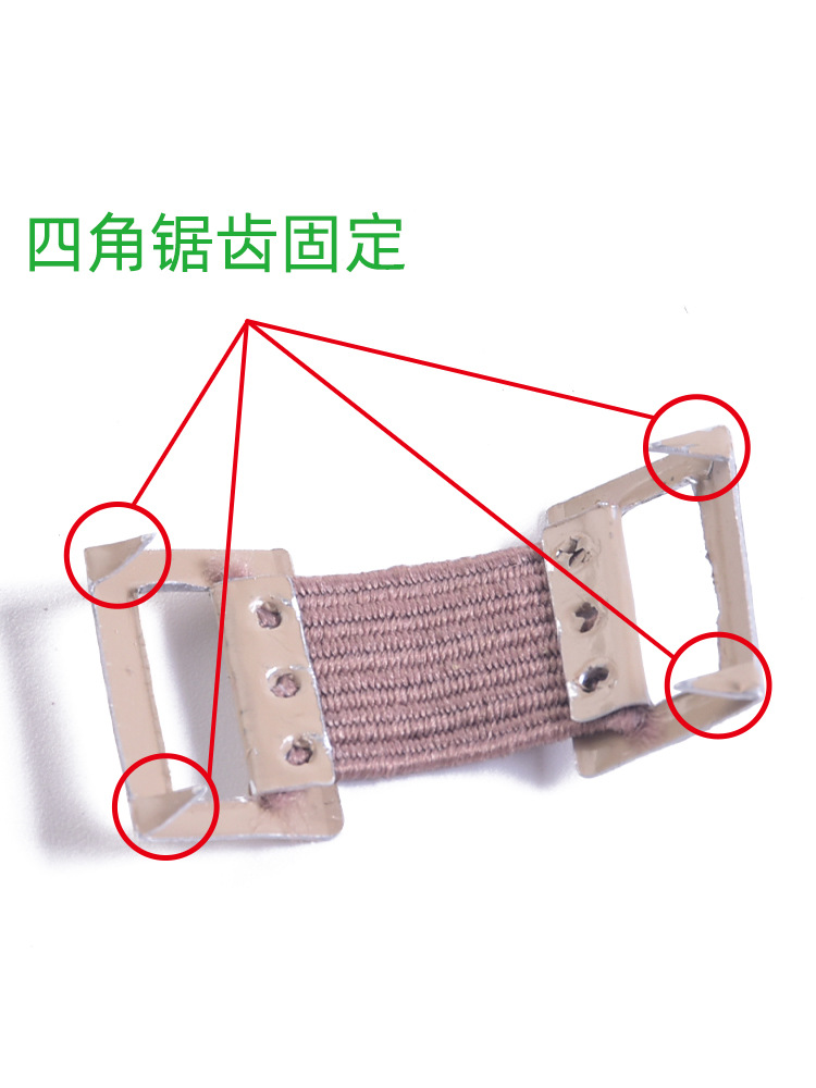Bandage Buckle Bandage Aluminum Buckle Rubber Elastic Buckle Sports Bandage Adhesive Buckle Pull Small Aluminum Buckle Bandage Adhesive Buckle
