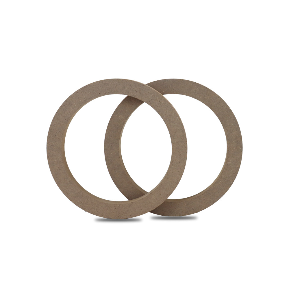 Manufacturer Low-Price Wholesale Car Audio Speaker Pads 6.5inch Wooden Washers Pair Speaker Modification Speaker Outer Ring