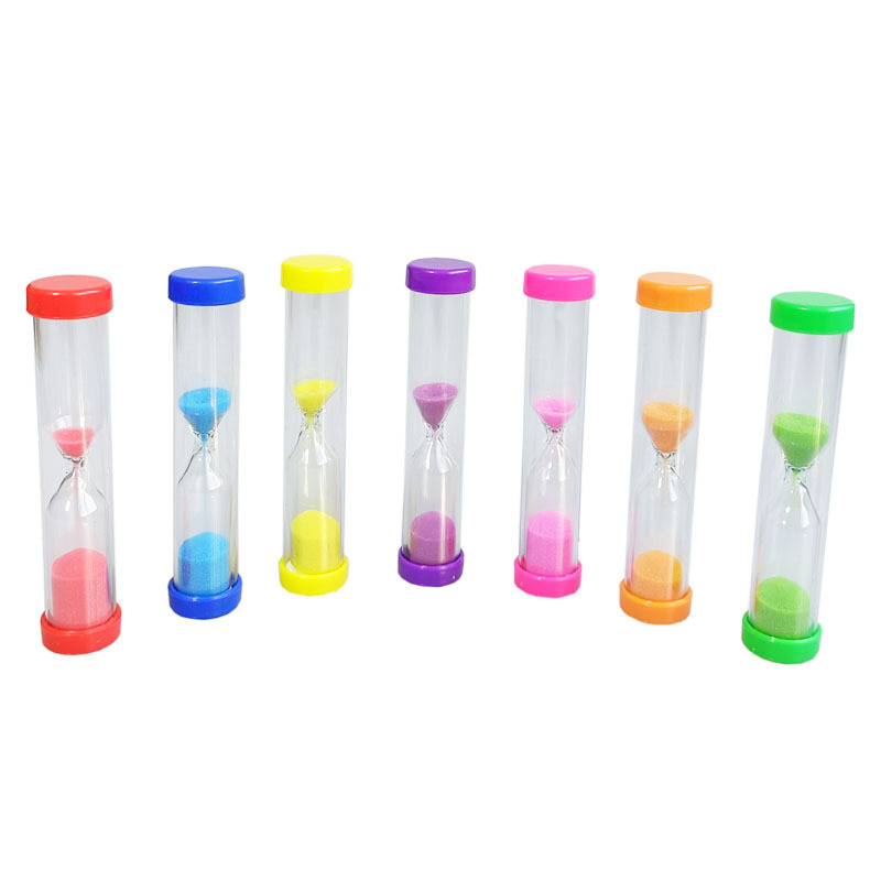 Mini Hourglass Timer Plastic Crafts Home Decoration Creative Children's Oral Parent-Child Interactive Hourglass