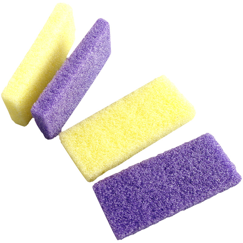 Square Multi-Color Foot Grinding Stone to Remove Dead Skin and Calluses Pu Pumice File Beauty Foot Rub Stone Disposable Foot Cleaning Tool