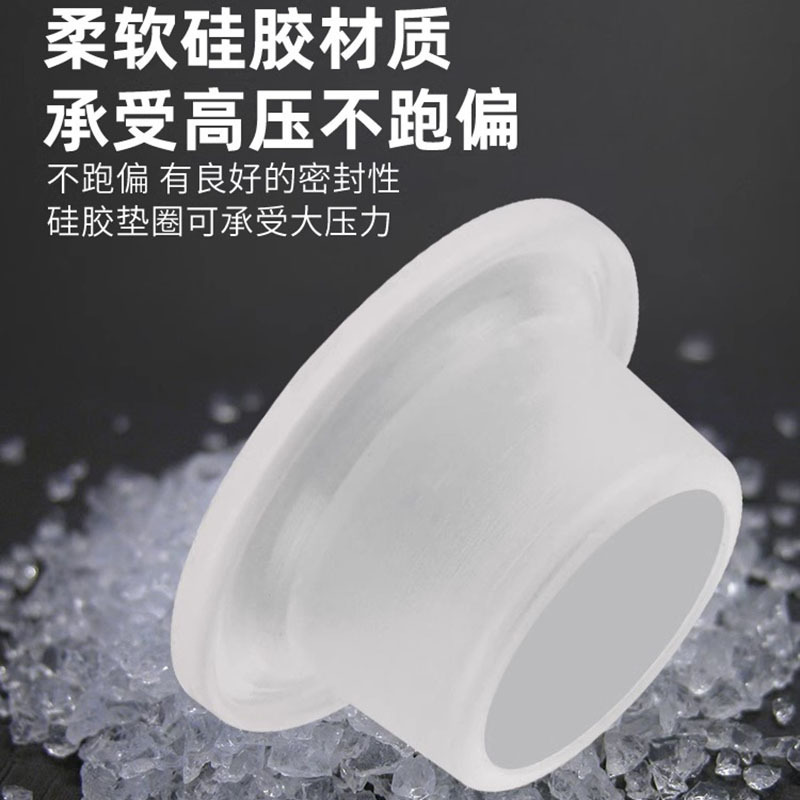Silicone Sealing Sleeve for Faucet Triangle Valve Pipe Fittings, Alternative to Raw Material Tape Sealing Silicone Ring