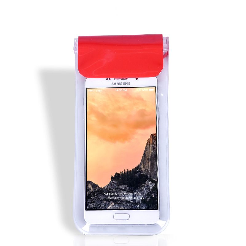 Mobile Phone Waterproof Bag Touchscreen Swimming Takeaway Rider Rainproof Sealed Bag Diving Waterproof Mobile Phone Case Travel