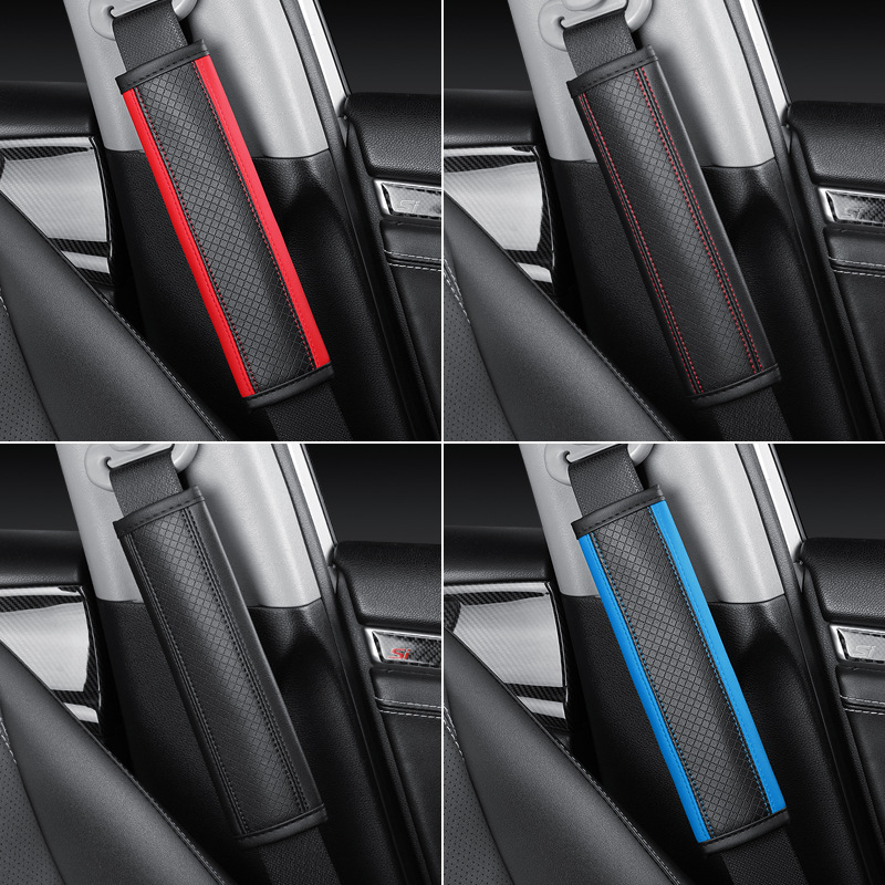 X701 Amazon AliExpress Взрывные кросс-границы кожаные тисненные накладки на ремень безопасности