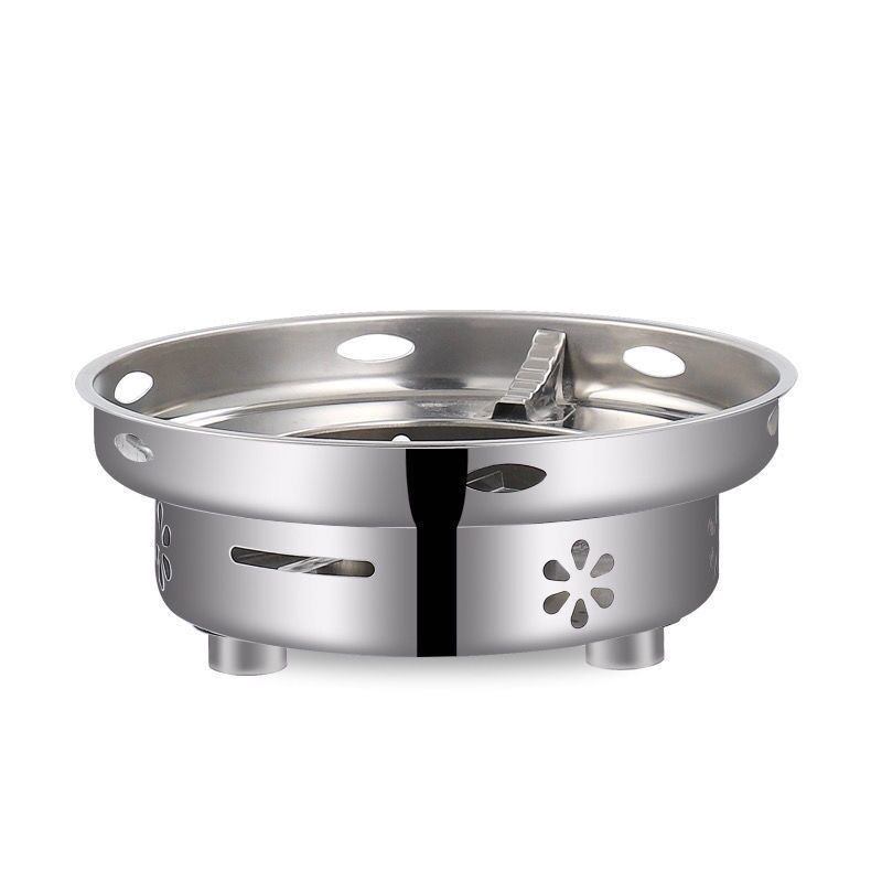 Windproof Large Size Alcohol Stove Small Hot Pot Household Restaurant Dry Pot Student Dormitory Solid Alcohol Pot Set Outdoor