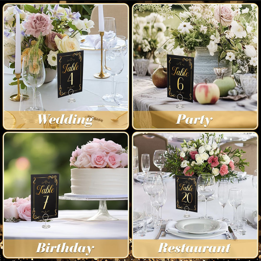 Cross-border New High-end Paper Seat Card Wedding Event Dining Table Wedding Party Banquet Birthday Table Number Logo