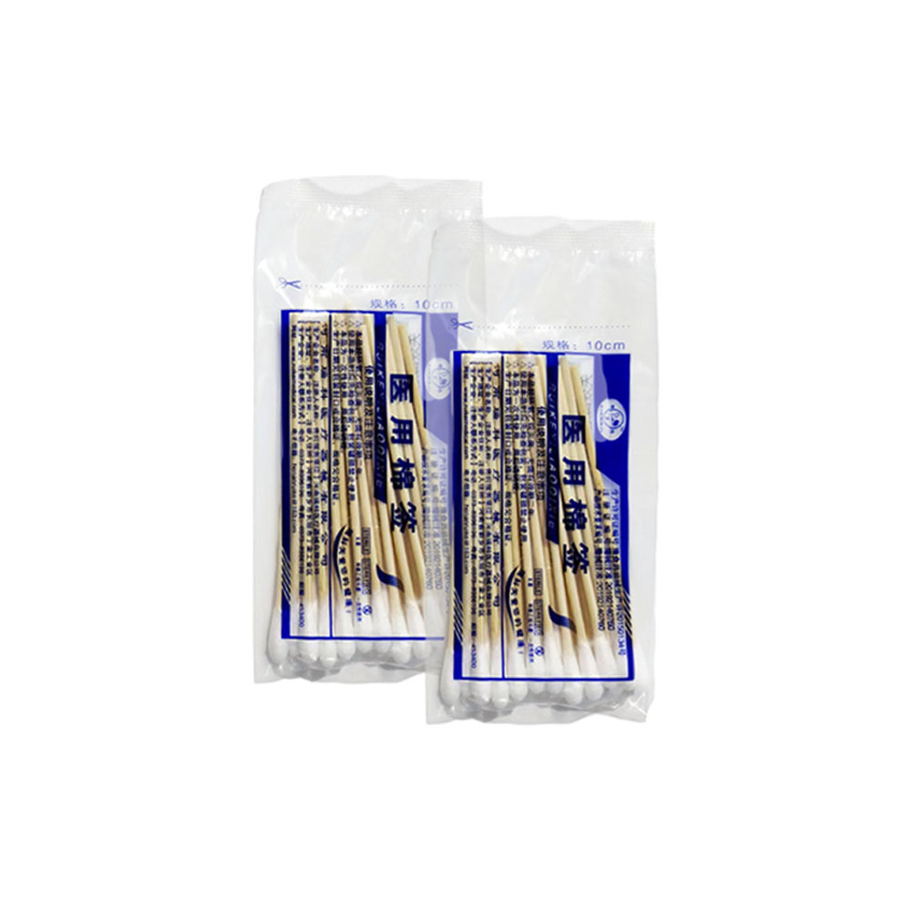 Wholesale Medical Cotton Swabs, Beauty Makeup Cotton Swabs, Disposable Ear, Nose and Throat Gynecological Large-Head Cotton Swabs, Medical Products, Sterile