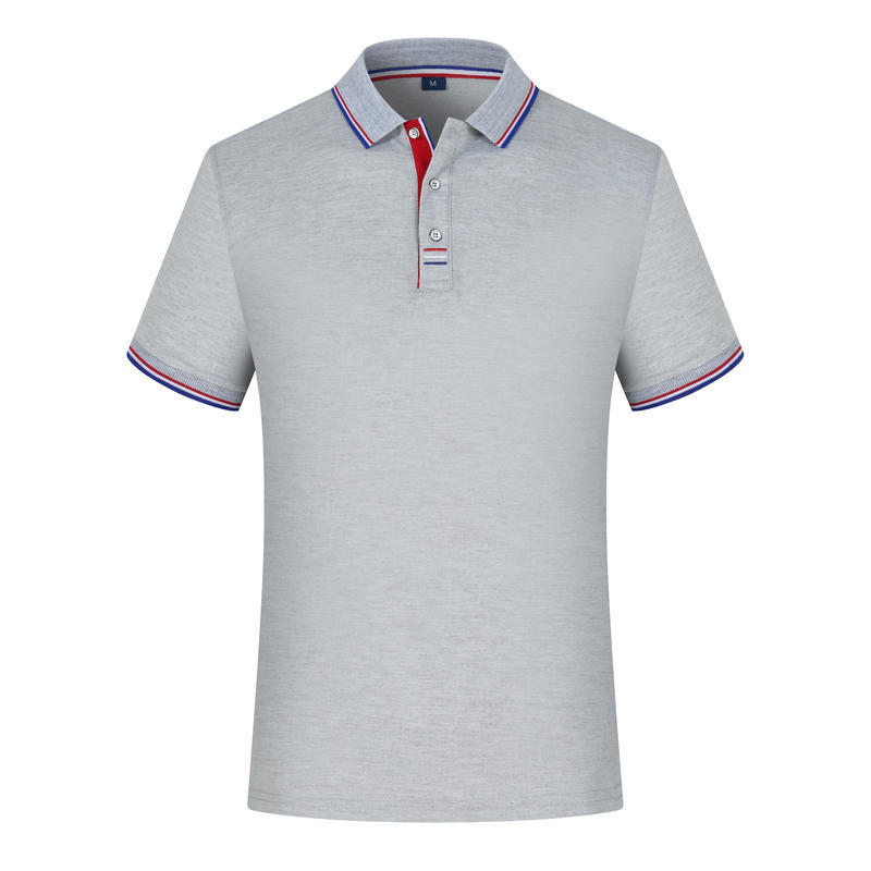 Summer Short-Sleeved Work Clothes Custom Logo Lapel Polo Shirts for Men and Women T-Shirts Corporate Group Work Clothes Advertising Shirts