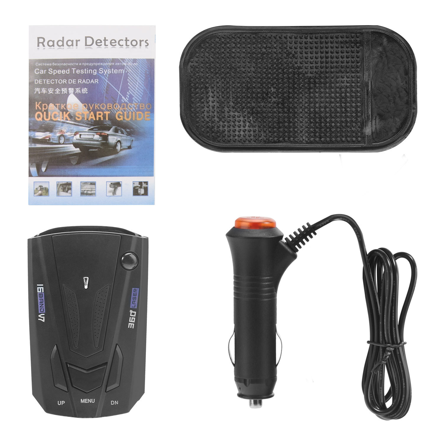 V7 electronic dog car mobile radar speedometer car electronic dog car speedometer in Chinese, English and Russian foreign trade