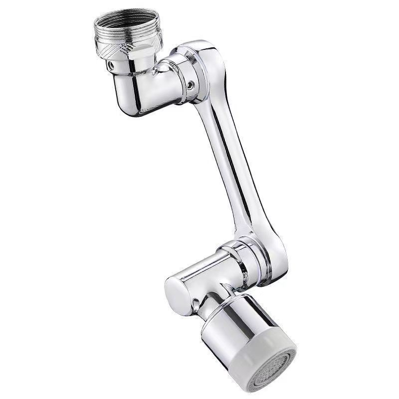 Mechanical arm universal faucet 1080 rotatable spout extension washbasin bubbler connector splash proof artifact